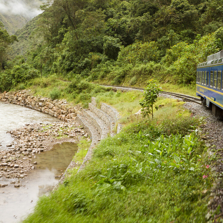 Zugfahrt nach Aguas Calientes zum Machu Picchu, Peru