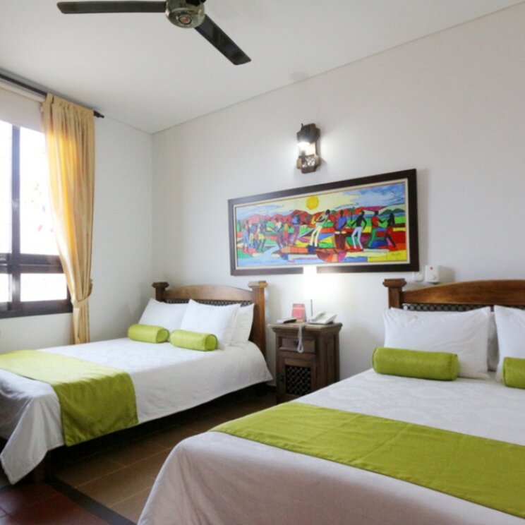 Doppelzimmer im Kolonialstil im Boutique Hotel San Antonio, Cali