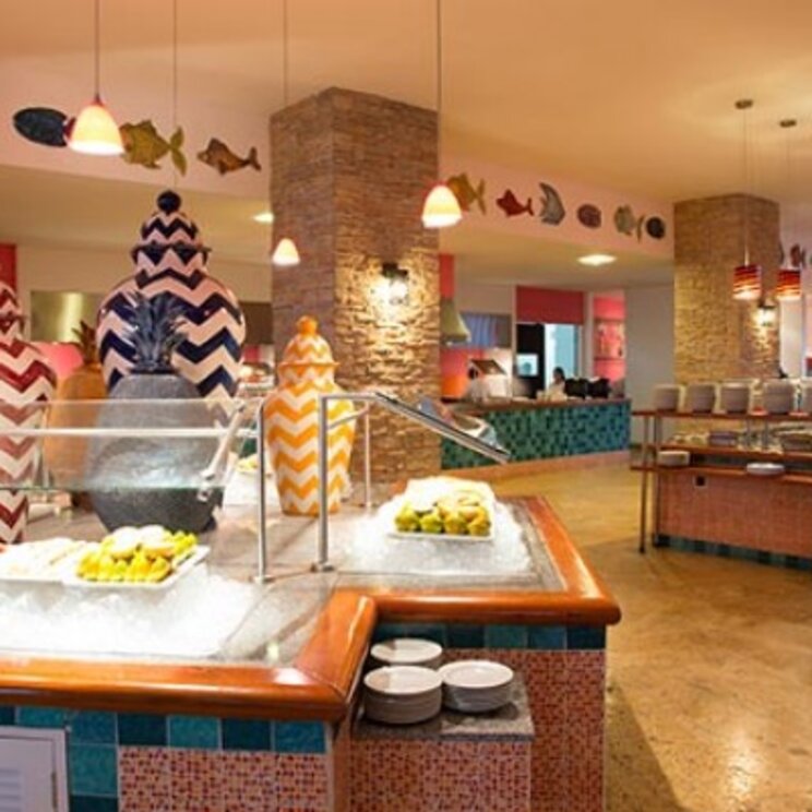 Buffet des Hotel Decameron Baru, Isla de Baru, Cartagena