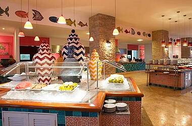Buffet des Hotel Decameron Baru, Isla de Baru, Cartagena