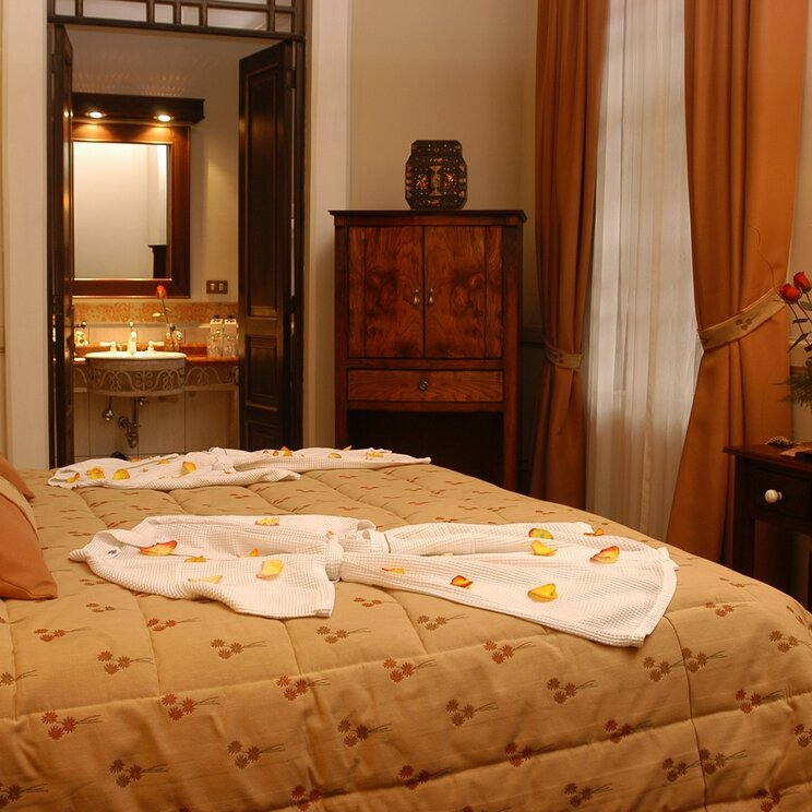 Koloniale Einrichtung im Mansión Alcázar Boutique Hotel, Cuenca