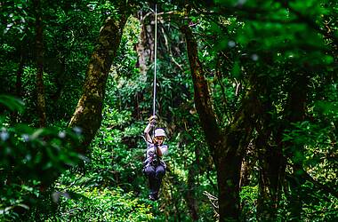 Outdoor Aktivitäten im Monteverde Nebelwald in Costa Rica