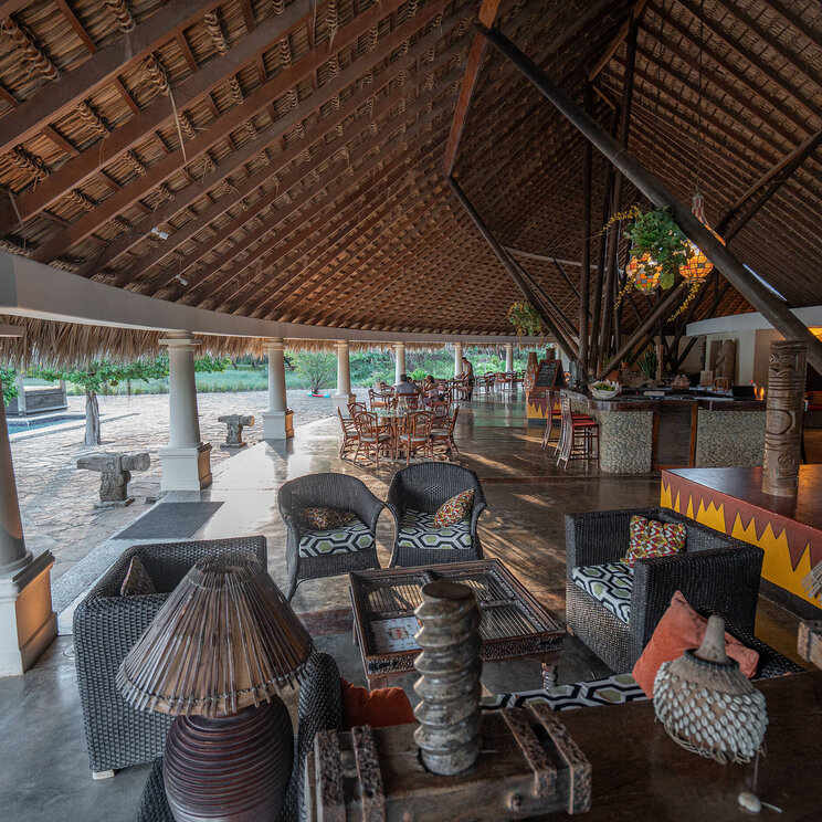 Bar des Hotels Punta Teonoste in Nicaragua
