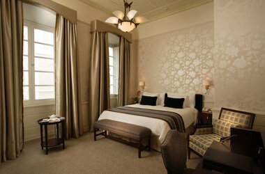 Eine Suite im Hotel Casa Gangotena