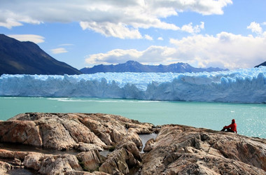 Gletscherzunge in Patagonien