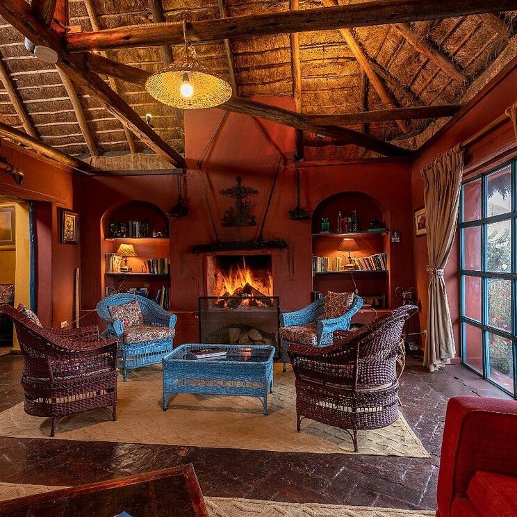 Die Lounge im Hotel Hacienda El Porvenir
