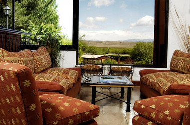 Sitzecke im Hotel Sierra Nevada in El Calafate in Argentinien