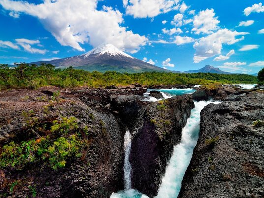 Chile Reisen - Vulkan Osorno im Seengebiet