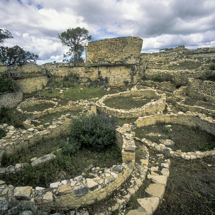 Ruinen der Festung Kuélap, Peru.
