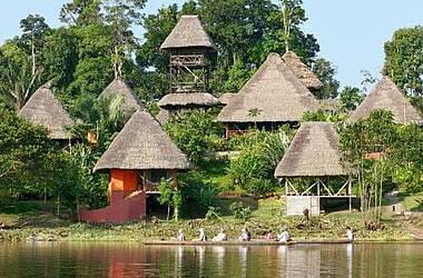 Napo Wildlife Center Ecolodge am Fluss, Amazonas von Ecuador