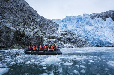 Exkursion zum Piloto-Gletscher