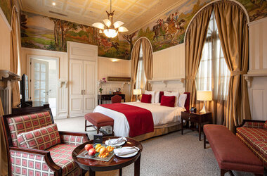 Eine Junior Suite im Hotel Casa Gangotena