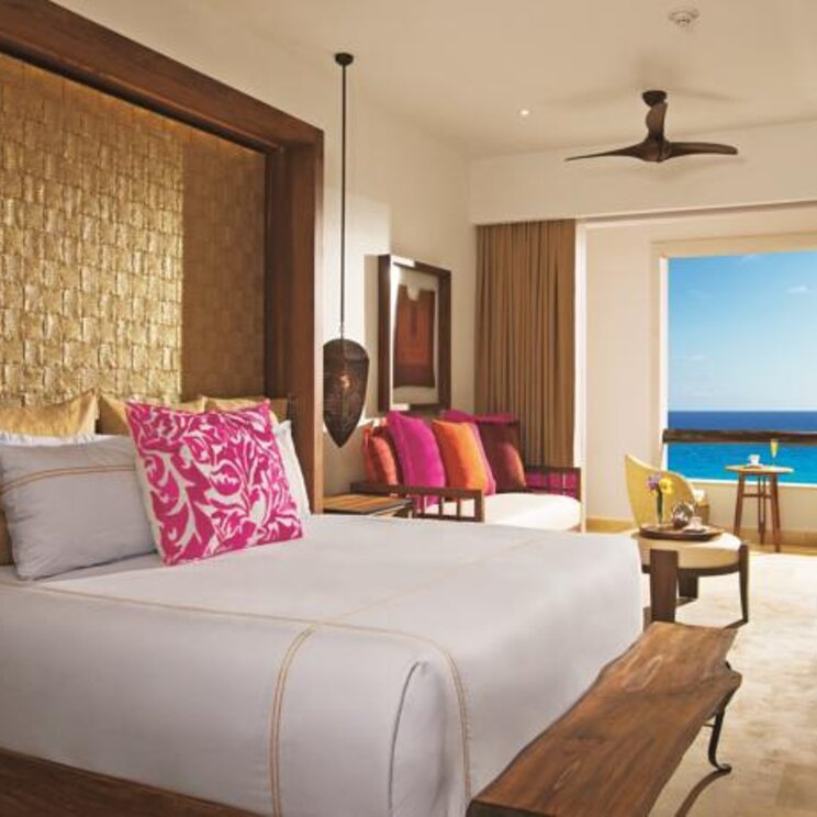 Suite mit Meerblick im Hotel Secrets Akumal Riviera Maya