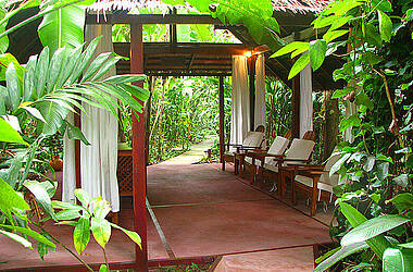 Entspannen in der Namuwoki Lodge in Puerto Viejo am Playa Chiquita, Costa Rica