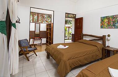 Standard Zimmer in der La Quinta De Sarapiqui Öko-Lodge, Costa Rica