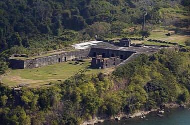 Alte Burganlage Fuerte San Lorenzo in Portobelo, Panama