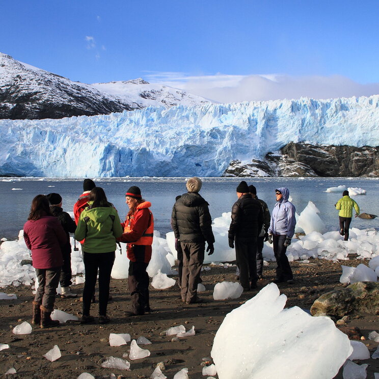 Exkursion zum Brookes-Gletscher Patagonien