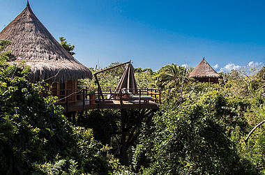 Bungalows im Dschungel im Hotel Las Islas Barú