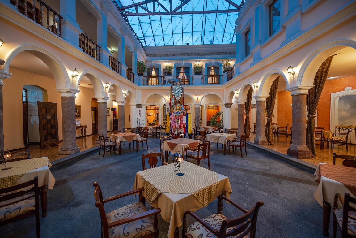 Das Restaurant im Hotel Patio Andaluz