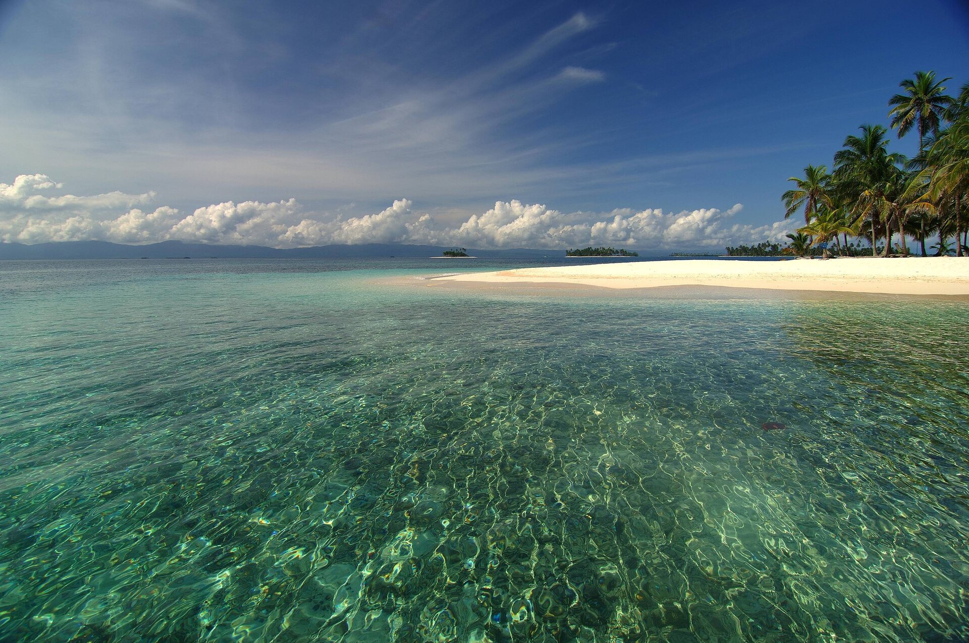 Türkises Meer vor San Blas, Panama
