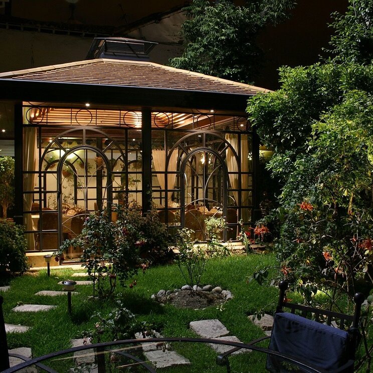 Garten und Außenbereich im Mansión Alcázar Boutique Hotel, Cuenca