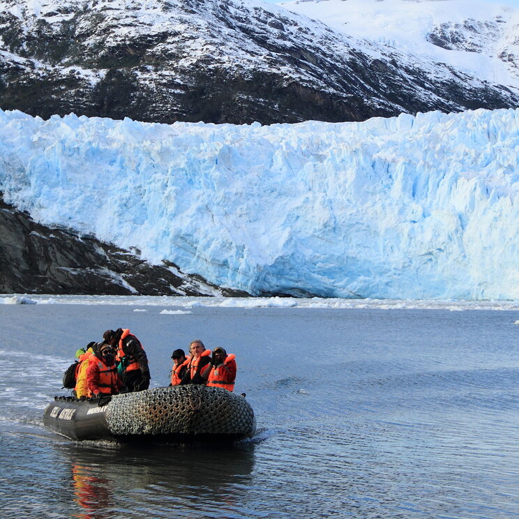 Bootsausflug zum Brookes-Gletscher