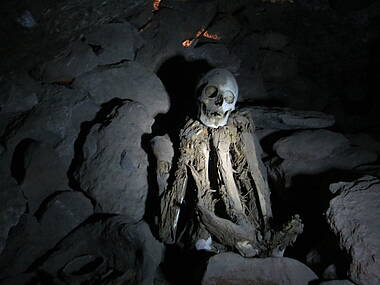 Mumie in Bolivien