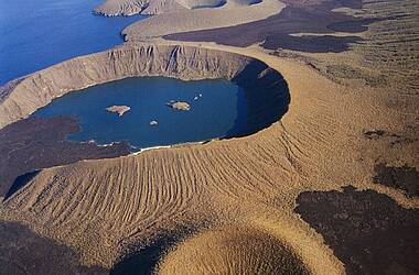 Dere Vulkan Sierra Negra auf der Galapagosinsel Isabela 