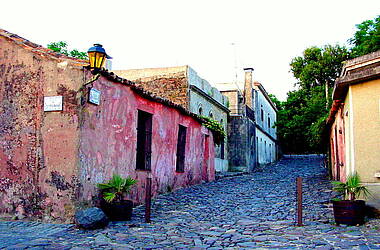 Gebäude in Colonia del Sacramento,der ältesten Stadt Uruguays