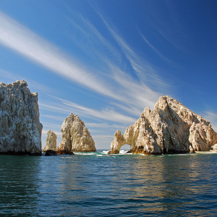 Felsformation Lands End in Baja California
