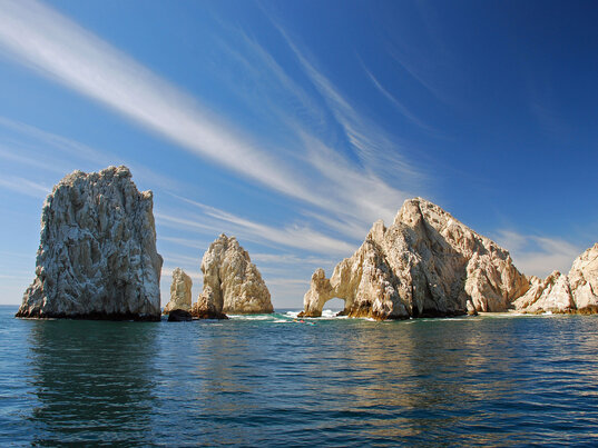 Felsformation Lands End in Baja California