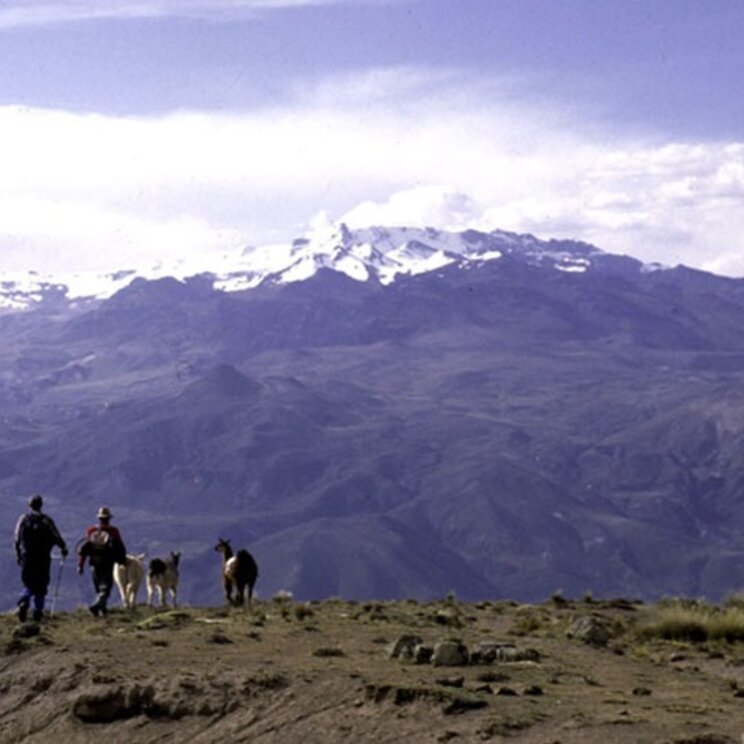 Trekking in den Anden unweit der Colca Lodge Spa & Hot Springs