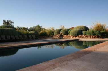 Pool des Hotels Altiplanico in San Pedro de Atacama