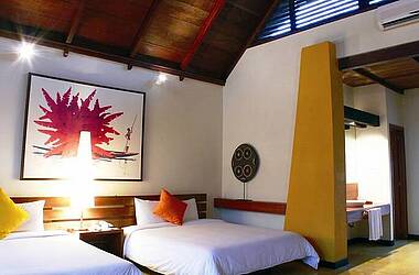 Zimmer in der Decalodge Ticuna - Hotel Decameron im kolumbianischen Dschungel