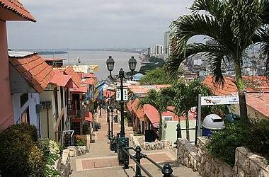 Blick von Cerro Santa Ana (Guayaquil)