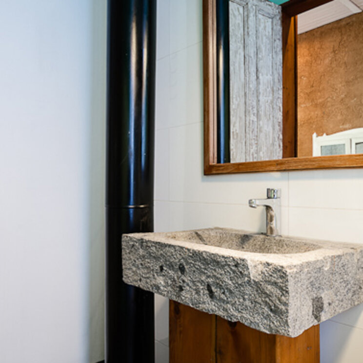 Badezimmer im Hotel Fauna