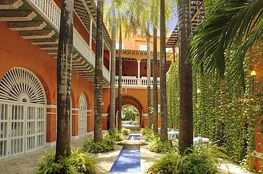Wohnen unter Palmen im Hotel Casa Pestagua, Cartagena