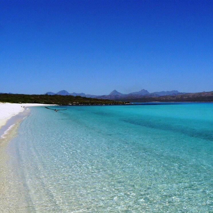 Weiße Sandstrände und türkisblaues Meer in Baja California Sur