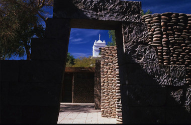 Eingang der Terrantai Andino Lodge