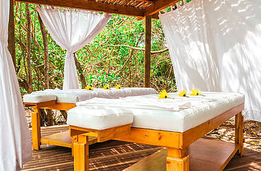 Massage und Spa direkt im Grünen im Hotel Las Islas Barú