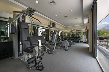 Fitnessbereich im Palma Real Hotel in San José