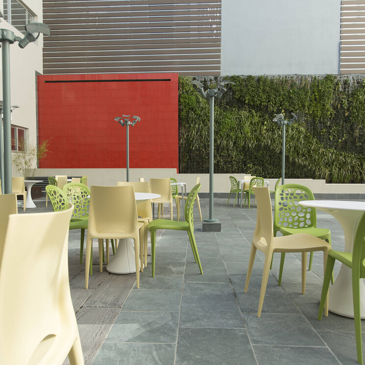 Innenhof des Hotels Regency Way in Uruguay