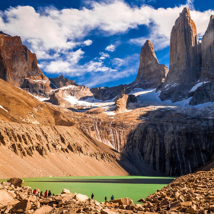 Mirador Base de las Torres im Torres del Paine Nationalpark