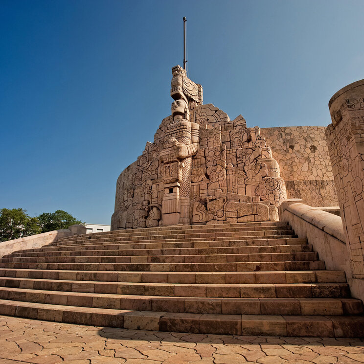 Denkmal in Merida, Yucatan