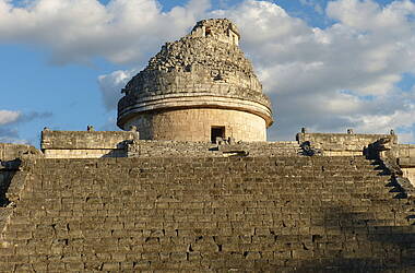 Ruinen Mayastätte Chichen Itza in Mexiko