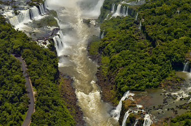Iguazu Fälle von oben