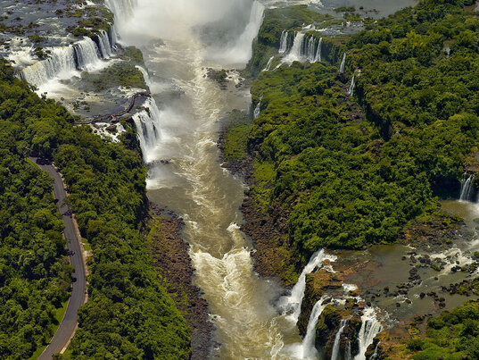 Iguazu Fälle von oben