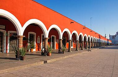 Arkaden in Puebla