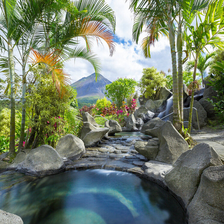 Heiße Quellen in Costa Rica