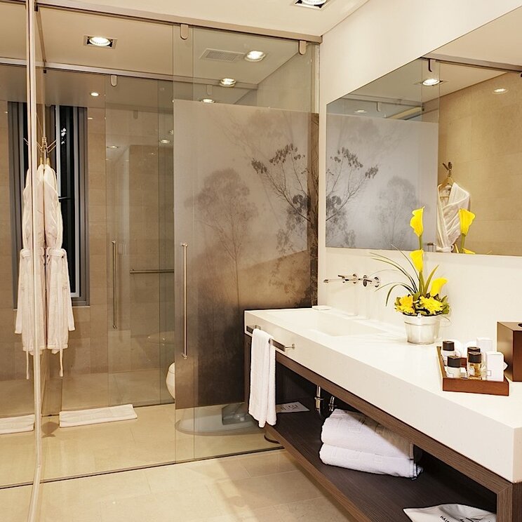 Modernes Badezimmer im Ek Hotel Bogotá